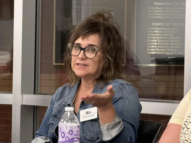 EVE screening prompts discussion of domestic violence